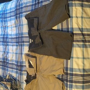 Lot of 2 Boys Volcom Chino Shorts